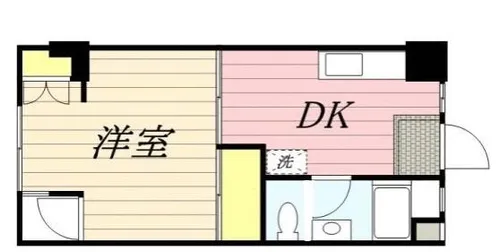 フドウ赤坂【0909号室】の間取り