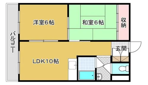 コンツェルト白石【3階】の間取り