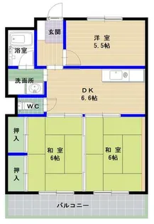 エクセル香椎【402号室】の間取り