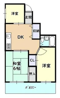 クローバーメゾン泉佐野【5階】の間取り