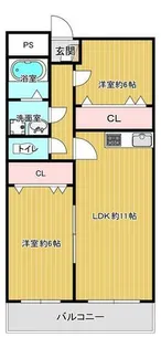 カーサ・アグラダブル【4階】の間取り