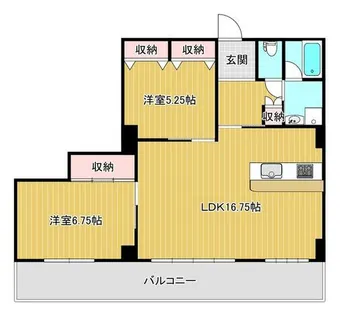 シャルムみつひろ【112号室】の間取り