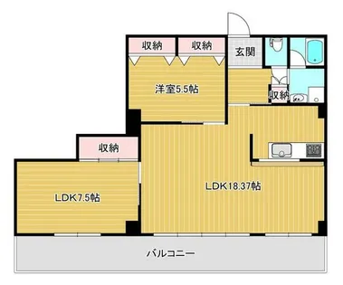 シャルムみつひろ【11階】の間取り