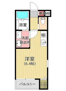 ライフ荒江【203号室】の間取り