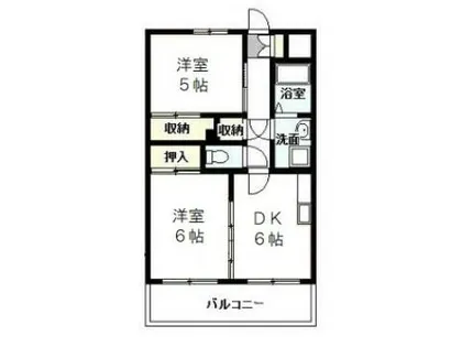 さくら通りビル【202号室】の間取り