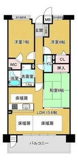 パデシオン宇治小倉 定期10年【4階】の間取り