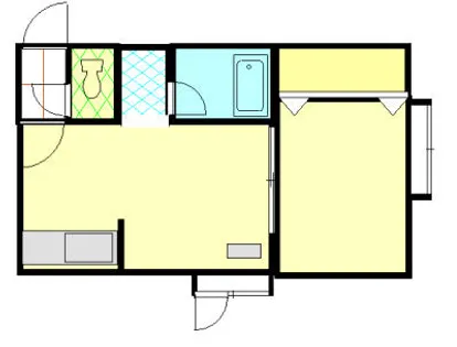 第23森宅建マンション【3階】の間取り