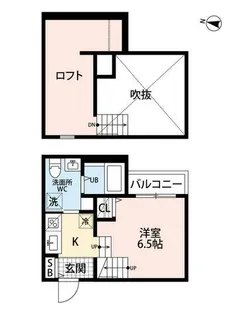 orsa fiore(オルサ フィオーレ)【102号室】の間取り