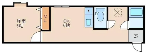 山仲マンション【2階】の間取り