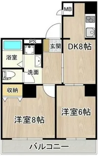 JMRレジデンス新大阪【3階】の間取り