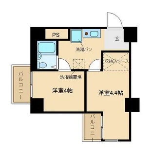 クルーム新大阪【6階】の間取り