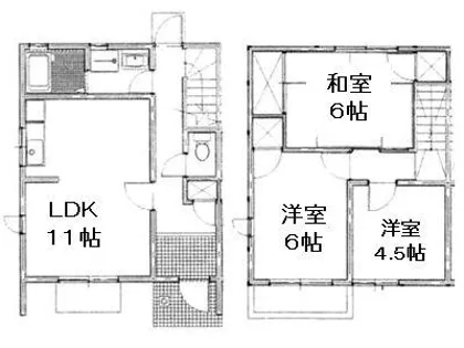 グレイスヴィラA棟【A-2号室】の間取り