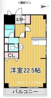 胡蝶ビル【B-3号室】の間取り