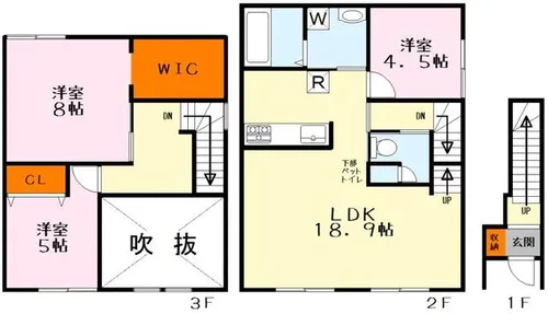 サンビオーズ~ペットプレミアム~【1階】の間取り