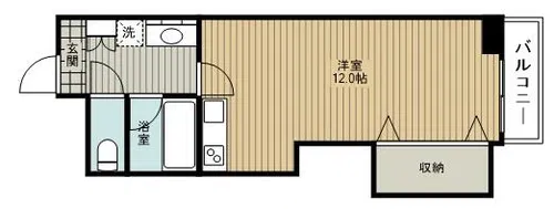 カーサアラスカ【501号室】の間取り