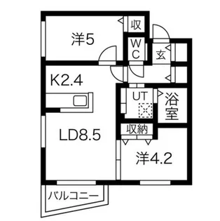 オクト・ネージュ【2階】の間取り