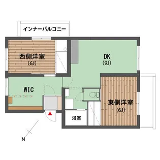 カメリア小笹【304号室】の間取り