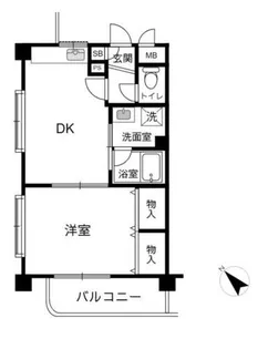 ベルシャンテ西明石Ⅱ【3階】の間取り