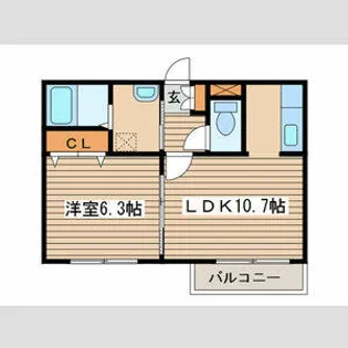 プレシャスコート21【302号室】の間取り