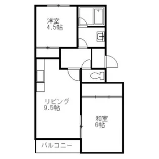 コーポ30【00302号室】の間取り