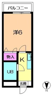 トレンディ21【2階】の間取り