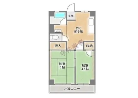 宮本マンション【3号室】の間取り