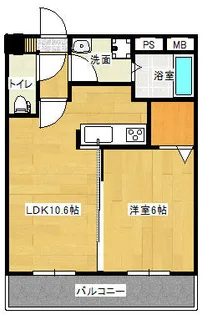 スーベニール美幸【203号室】の間取り