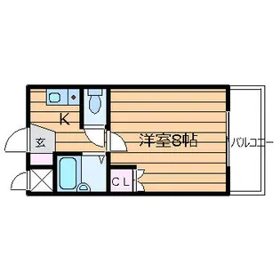 エルデコートあさひが丘【3階】の間取り