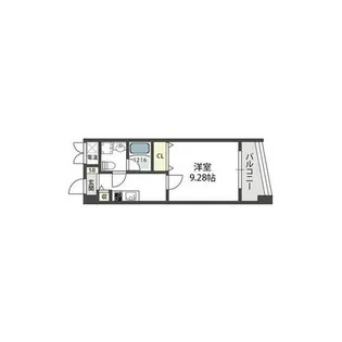 モンサンミッシェル北浜【2階】の間取り