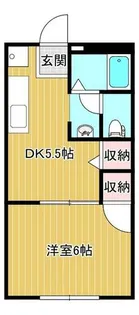 ラポール弐番館【105号室】の間取り