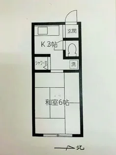 真弓ビル【103号室】の間取り