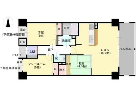 ワコーレ逆瀬川ステーションマークス【14階】の間取り
