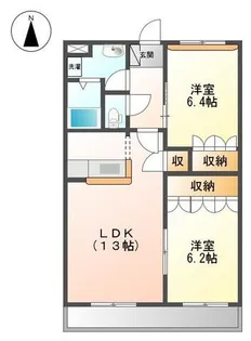 ファイン グランディール【2階】の間取り
