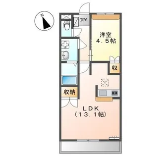 Gracia Morikawa【1階】の間取り