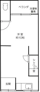 ハイツユニオン【202号室】の間取り