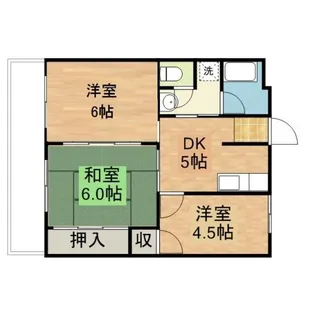 原まるまん第2ビル【0602号室】の間取り