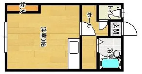 ハイツ中村【102号室】の間取り