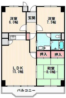 OTCプライムハイツ【706号室】の間取り