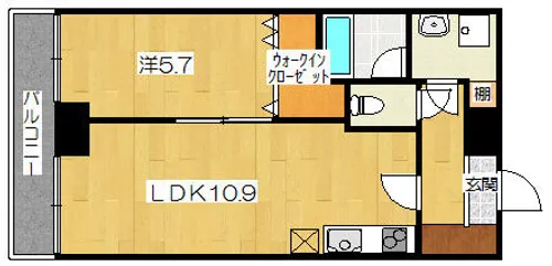 パレ・ド・エトワール【3階】の間取り