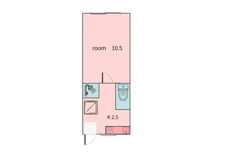 浅香山アパート【204号室】の間取り