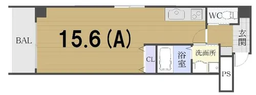 リンツ御池【8階】の間取り