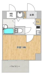 リーガル塚本Ⅶ【3階】の間取り