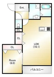 ヴィアラクティア宝塚【0302号室】の間取り