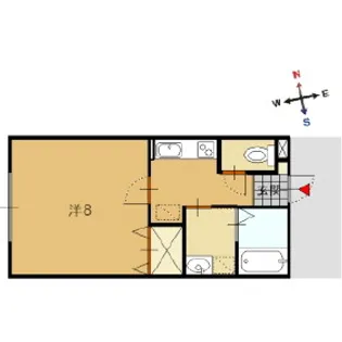 メゾン寿【203号室】の間取り