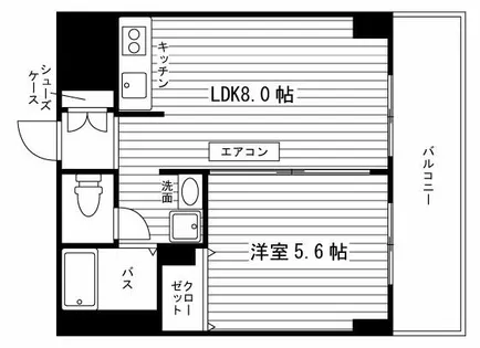 アークロイヤルN18【6階】の間取り