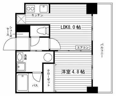 Grand E’terna北大前Ⅲ【9階】の間取り