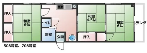 東門エースタウンビル【7階】の間取り