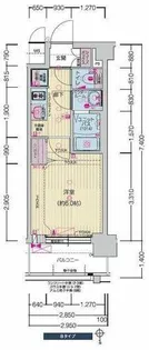 プレサンスTHE KYOTO 東福寺 EAST【0202号室】の間取り