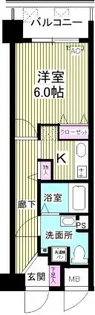 ORYZA三条西洞院【4階】の間取り