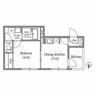 Arbre城南【0301号室】の間取り